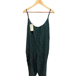 Buenos Ninos NWT Polka Dot Jumpsuit‎ in Green and white women’s XL